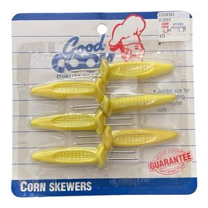 Corn on the Cob Skewers Oversize Holders 5" Long 6pcs (3 Pair) DW Safe NEW